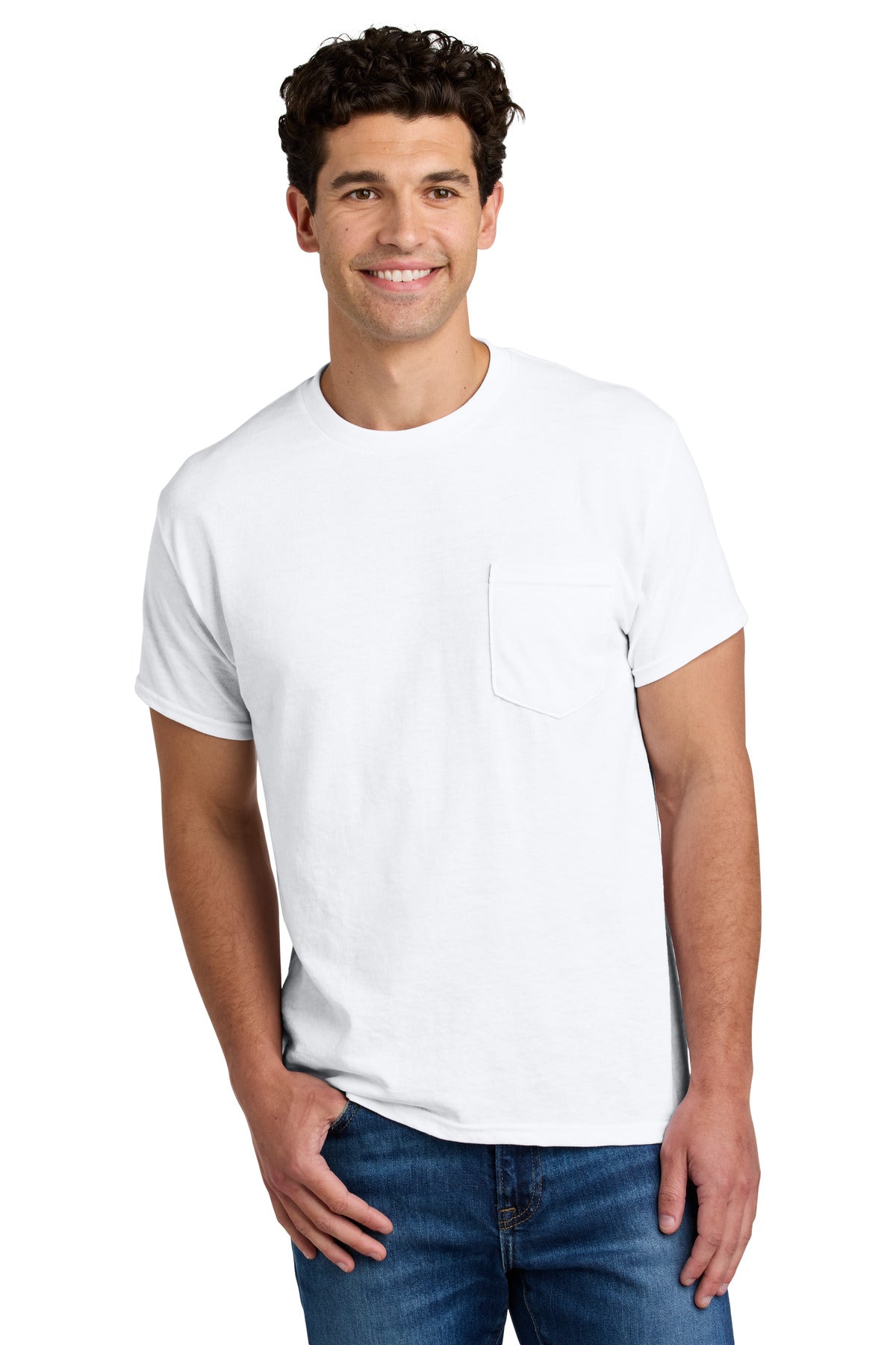 Gildan ® - DryBlend ® 50 Cotton/50 Poly Pocket T-Shirt. 8300