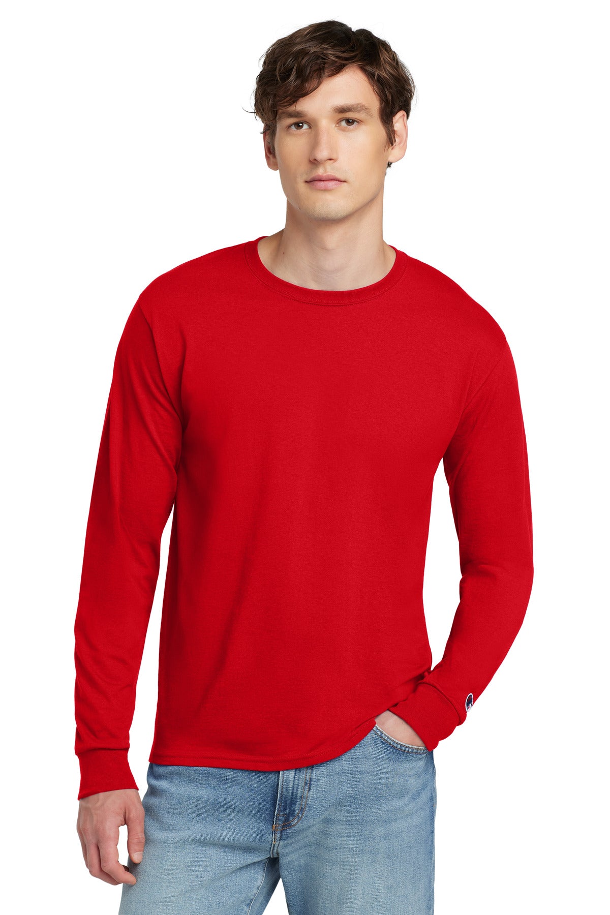 Champion ® Heritage 5.2-Oz. Jersey Long Sleeve T-Shirt CC8C
