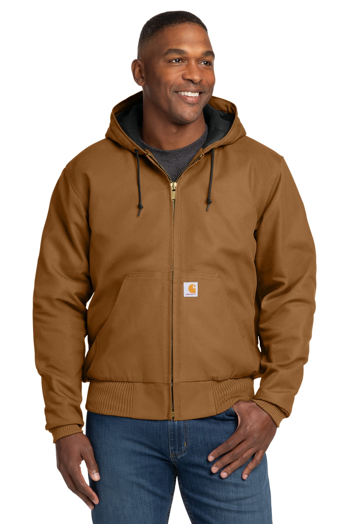 Carhartt ® Tall Quilted-Flannel-Lined Duck Active Jac. CTT106677