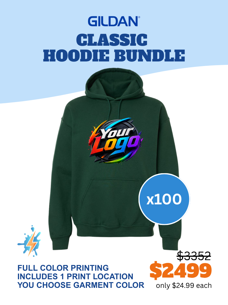Bundle: 100 Classic Hoodies