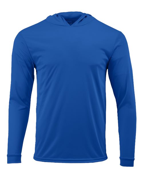 Unisex Bahama Performance Hooded Long Sleeve T-Shirt
