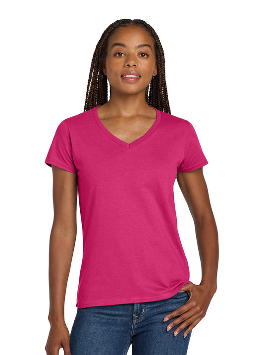 Gildan Women's Heavy Cotton V-Neck T-Shirt