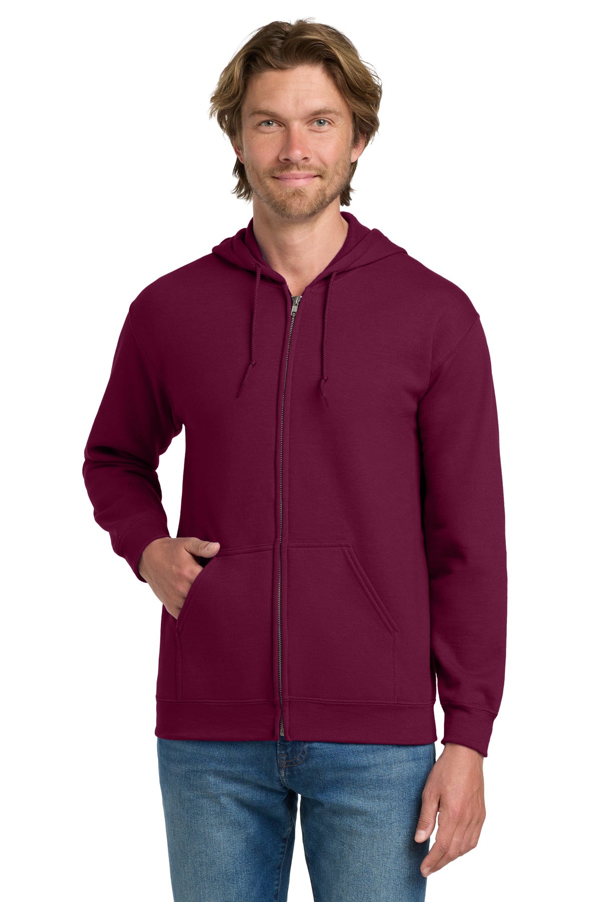 Gildan ®  - Heavy Blend™ Full-Zip Hooded Sweatshirt. 18600