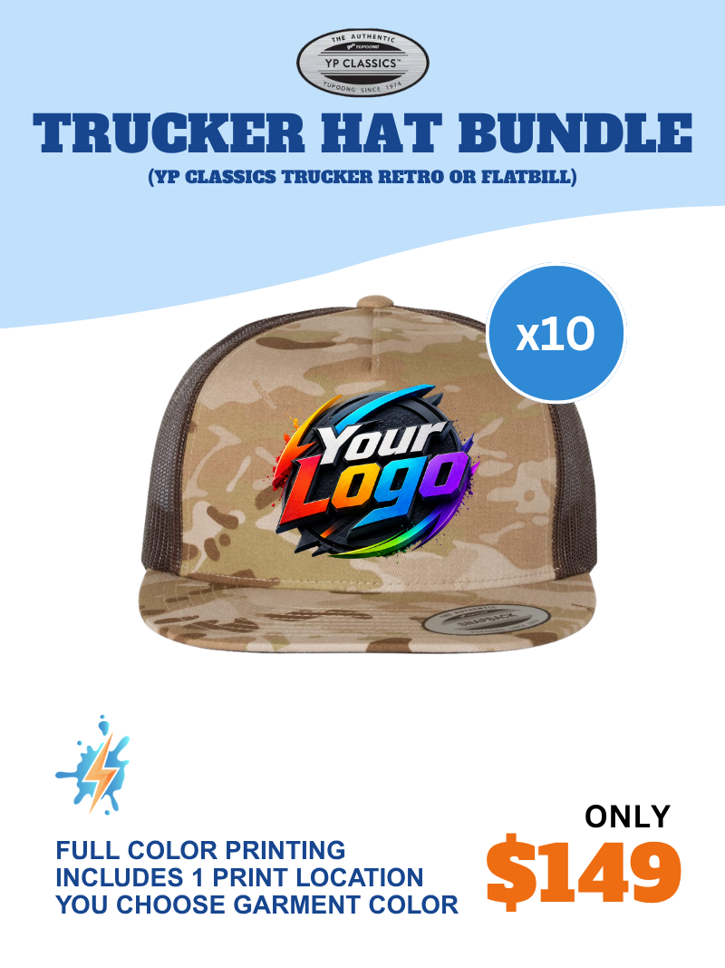 Trucker Hat Bundle: 10 Hats