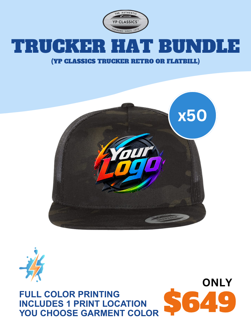 Trucker Hat Bundle: 50 Hats