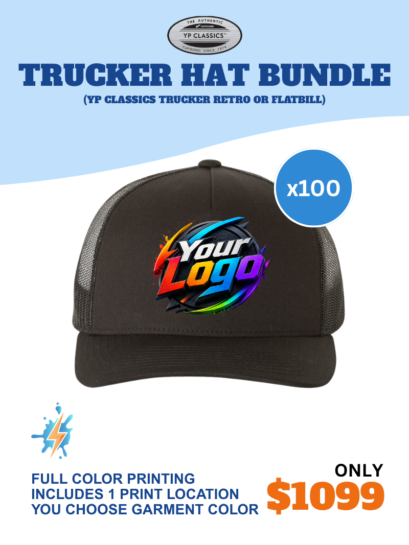 Trucker Hat Bundle: 100 Hats