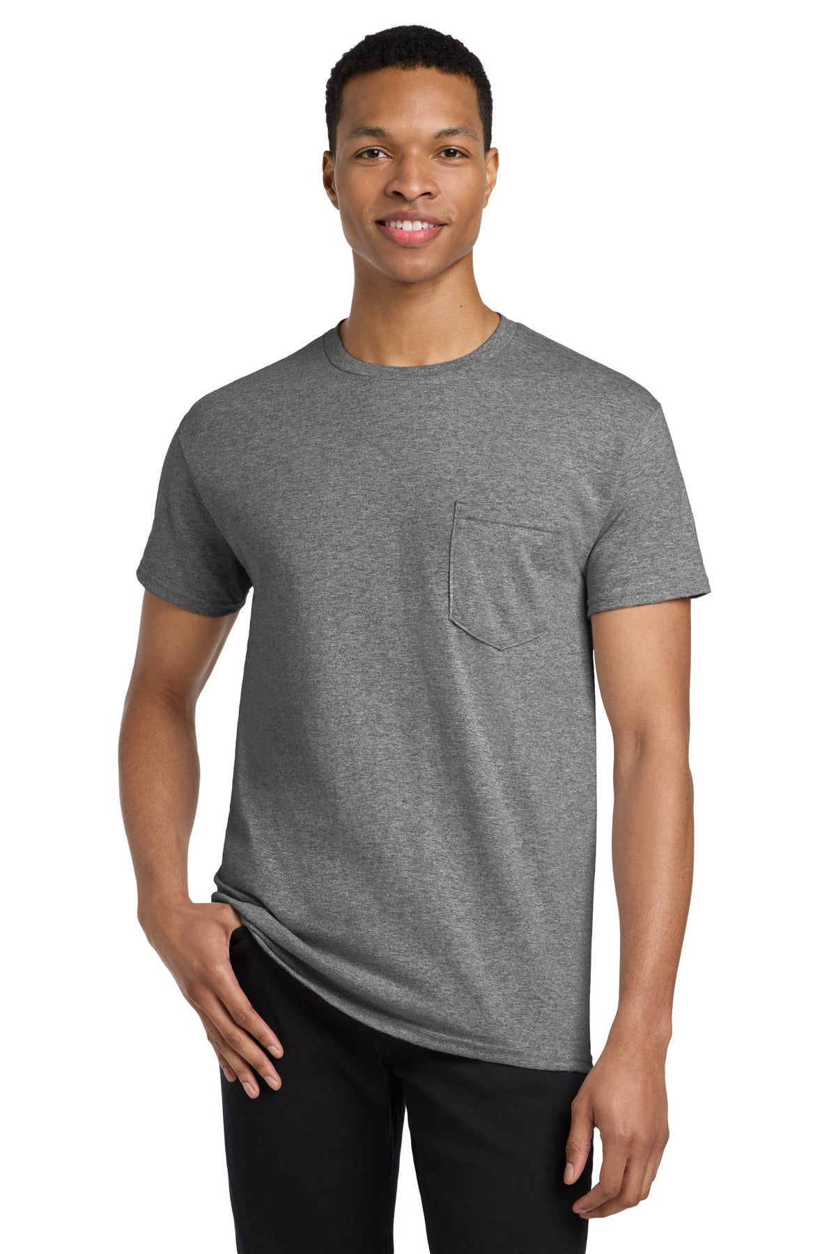 Gildan  ®  Heavy Cotton  ™  100% Cotton Pocket T-Shirt. 5300
