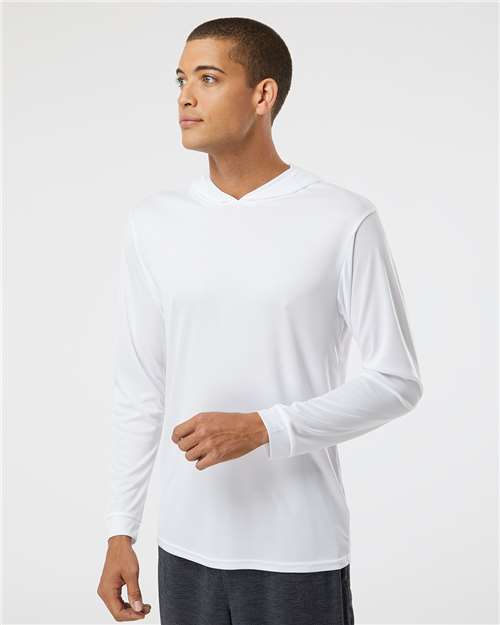 Unisex Bahama Performance Hooded Long Sleeve T-Shirt