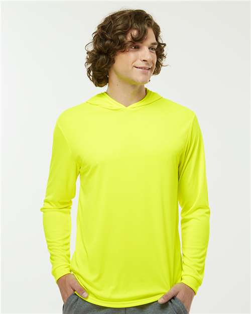 Unisex Bahama Performance Hooded Long Sleeve T-Shirt