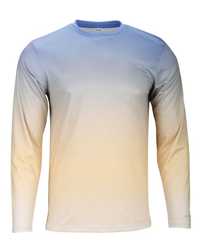 Unisex Barbados Performance Pin Dot Long Sleeve T-Shirt