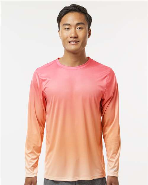Unisex Barbados Performance Pin Dot Long Sleeve T-Shirt