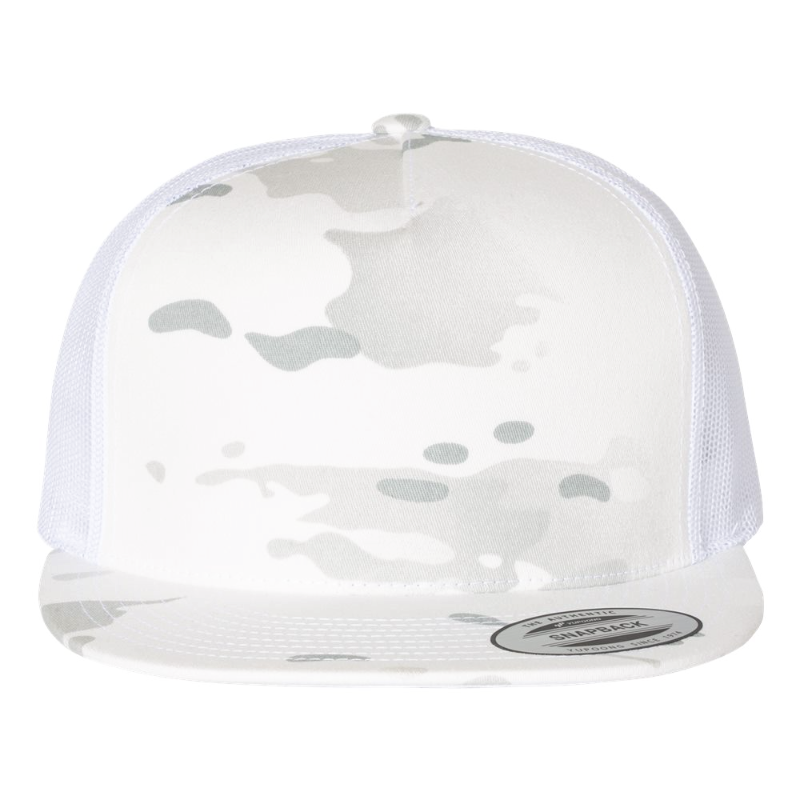 YP Classic Five-Panel Classic Camo Trucker Cap