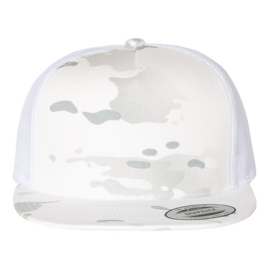 YP Classic Five-Panel Classic Camo Trucker Cap