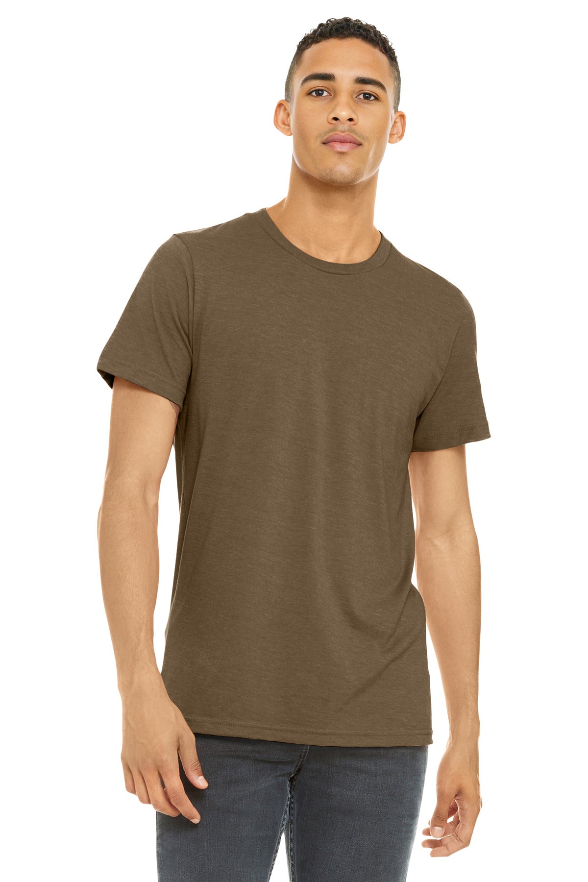 BELLA+CANVAS  ®  Unisex Heather CVC Short Sleeve Tee. BC3001CVC