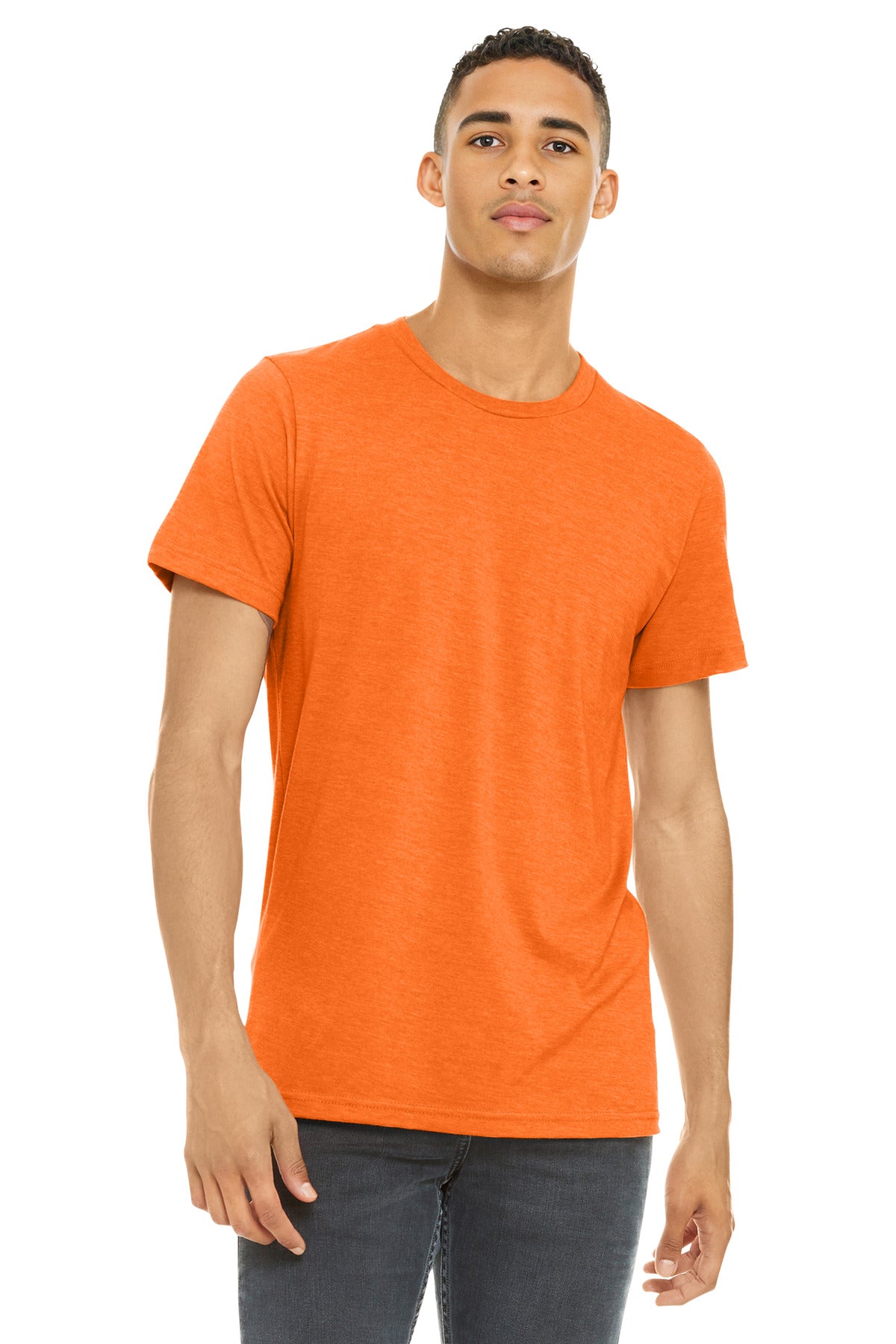 BELLA+CANVAS  ®  Unisex Heather CVC Short Sleeve Tee. BC3001CVC