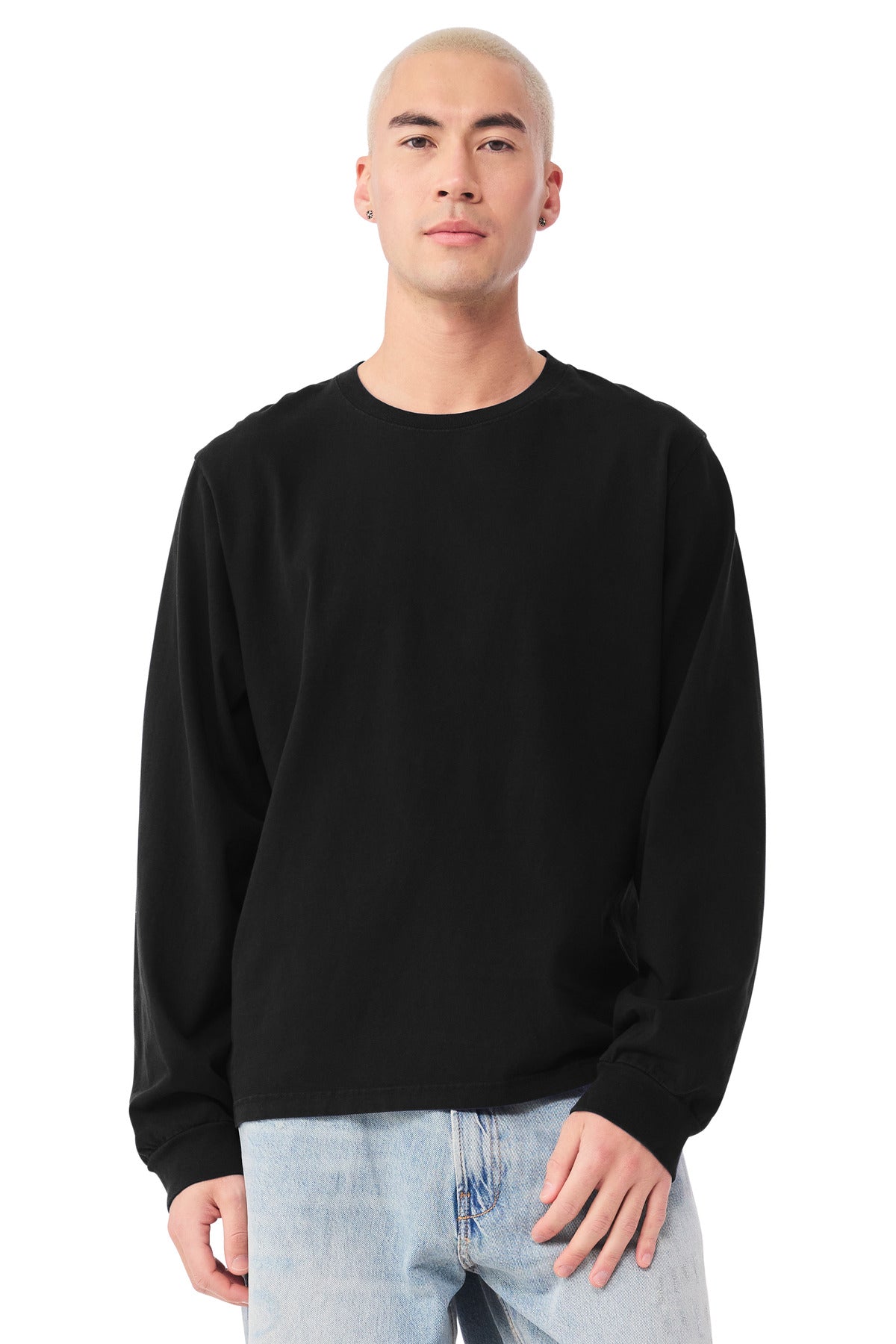 BELLA+CANVAS ®  Unisex Heavyweight Garment-Dyed Long Sleeve Tee BC4851GD