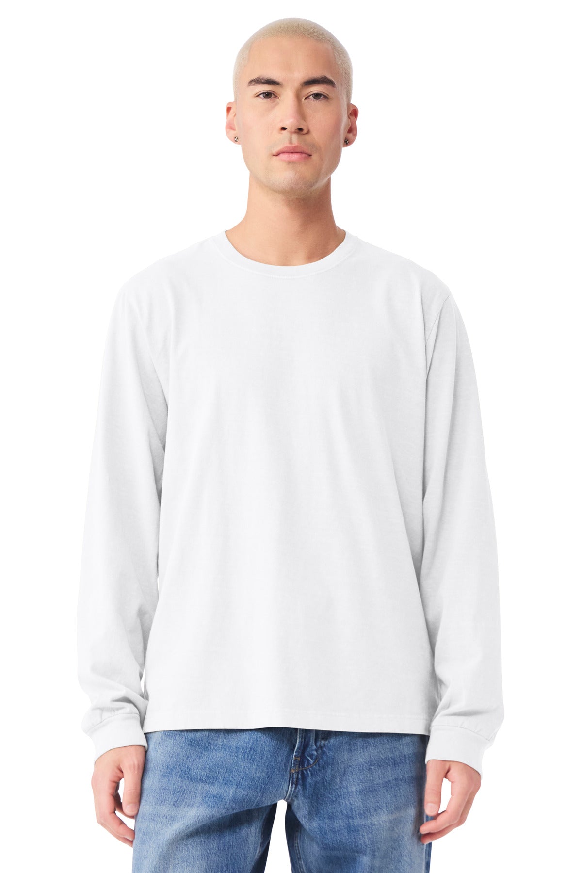 BELLA+CANVAS ®  Unisex Heavyweight Garment-Dyed Long Sleeve Tee BC4851GD