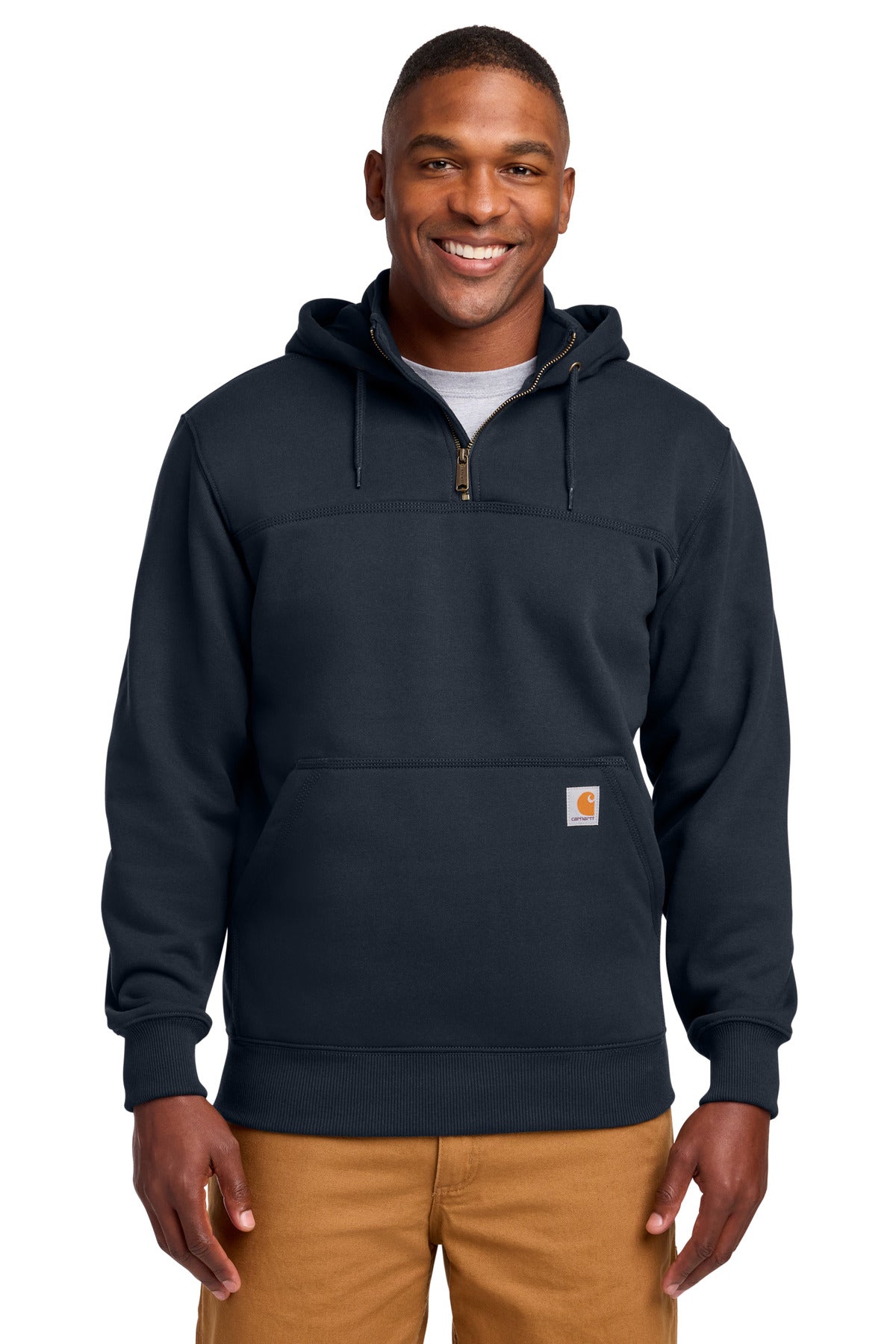 Carhartt  ®  Rain Defender  ®  Paxton Heavyweight Hooded Zip Mock Sweatshirt. CT100617