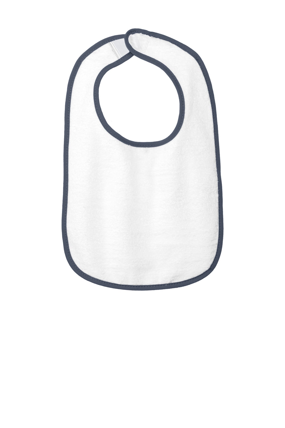 Rabbit Skins ™  Infant Contrast Trim Terry Bib. RS1003