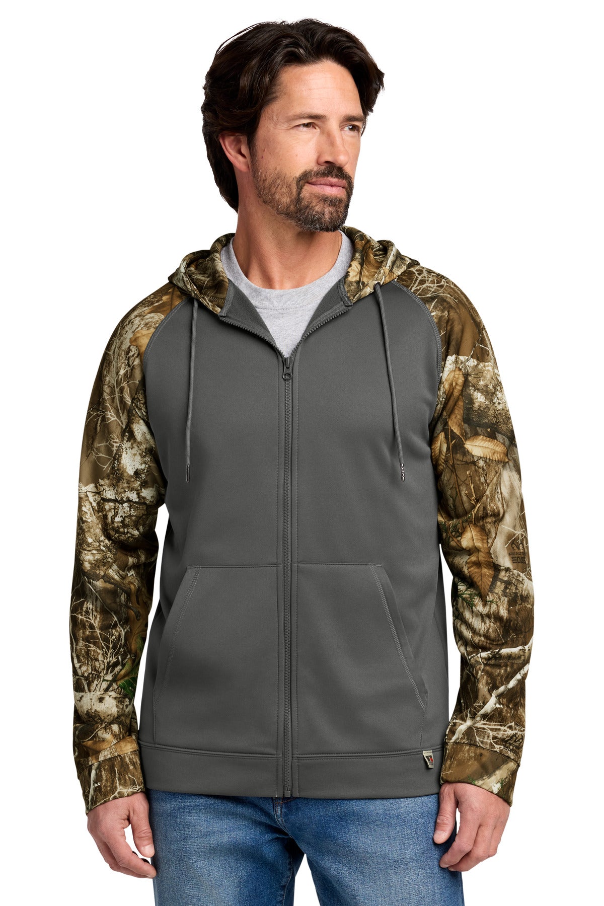 Russell Outdoors ™  Realtree ®  Performance Colorblock Full-Zip Hoodie RU452