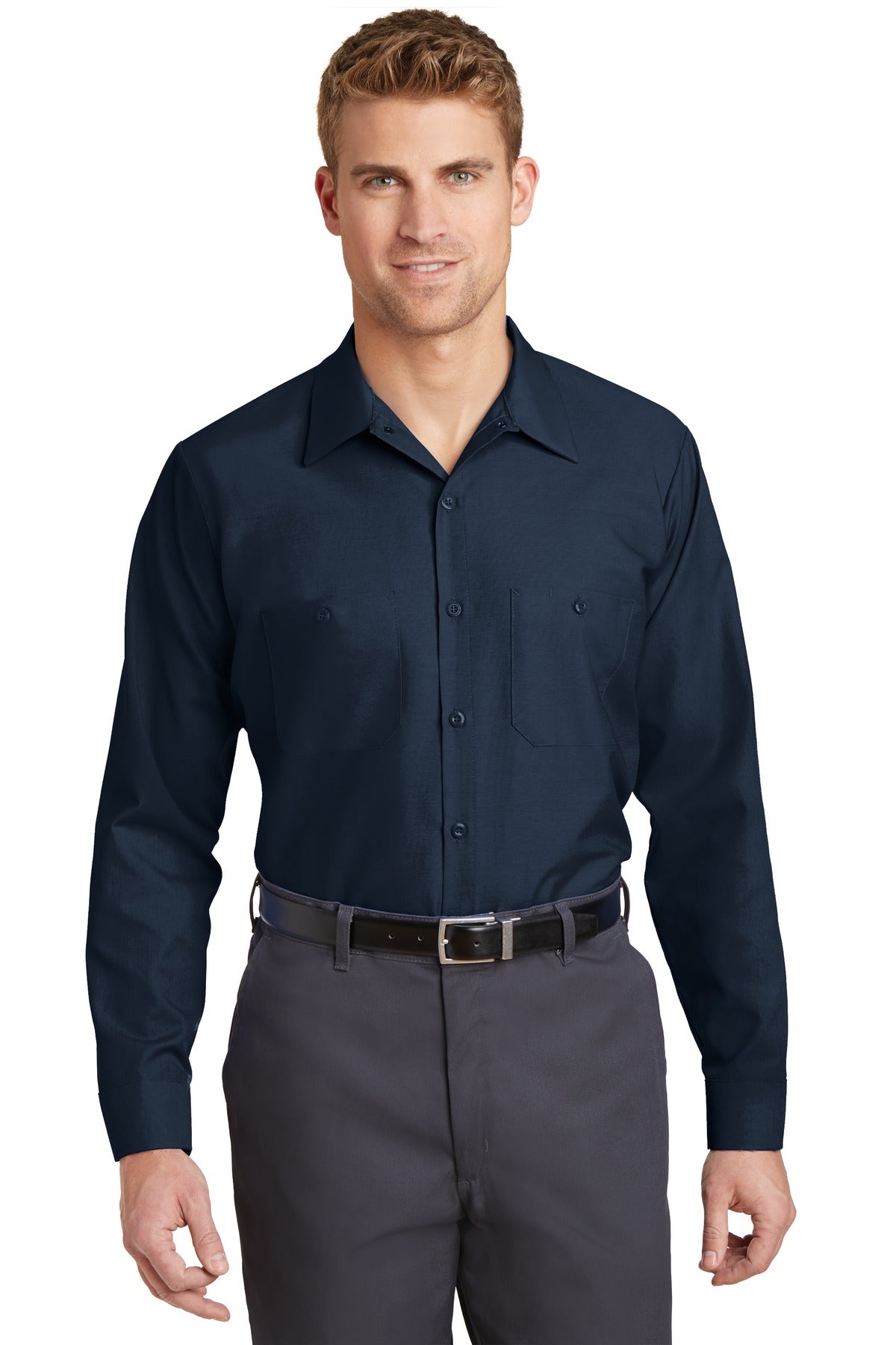 Red Kap ®  Long Sleeve Industrial Work Shirt.  SP14