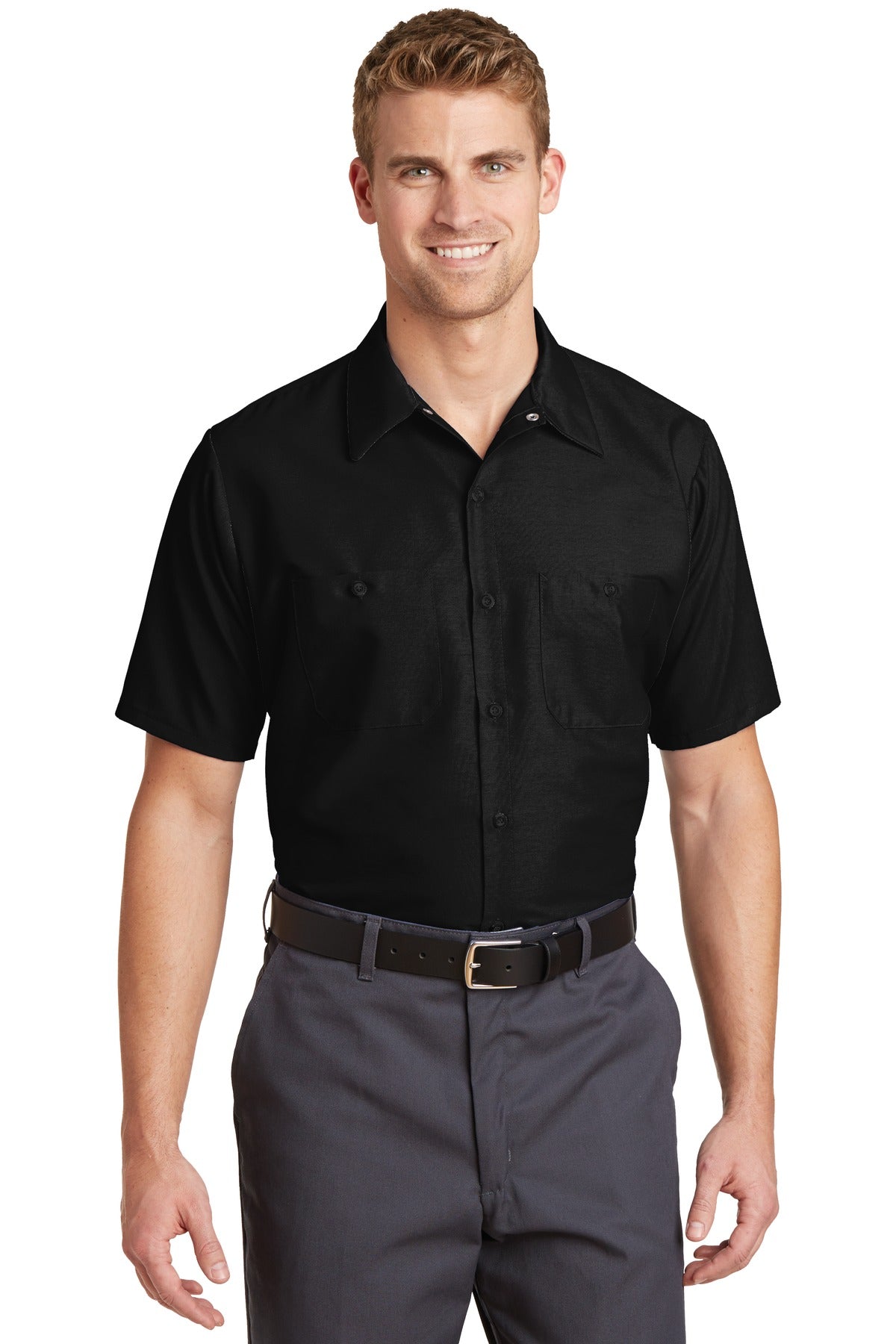 Red Kap ®  Short Sleeve Industrial Work Shirt.  SP24