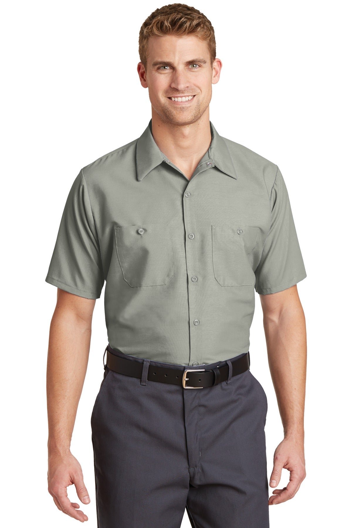 Red Kap ®  Short Sleeve Industrial Work Shirt.  SP24