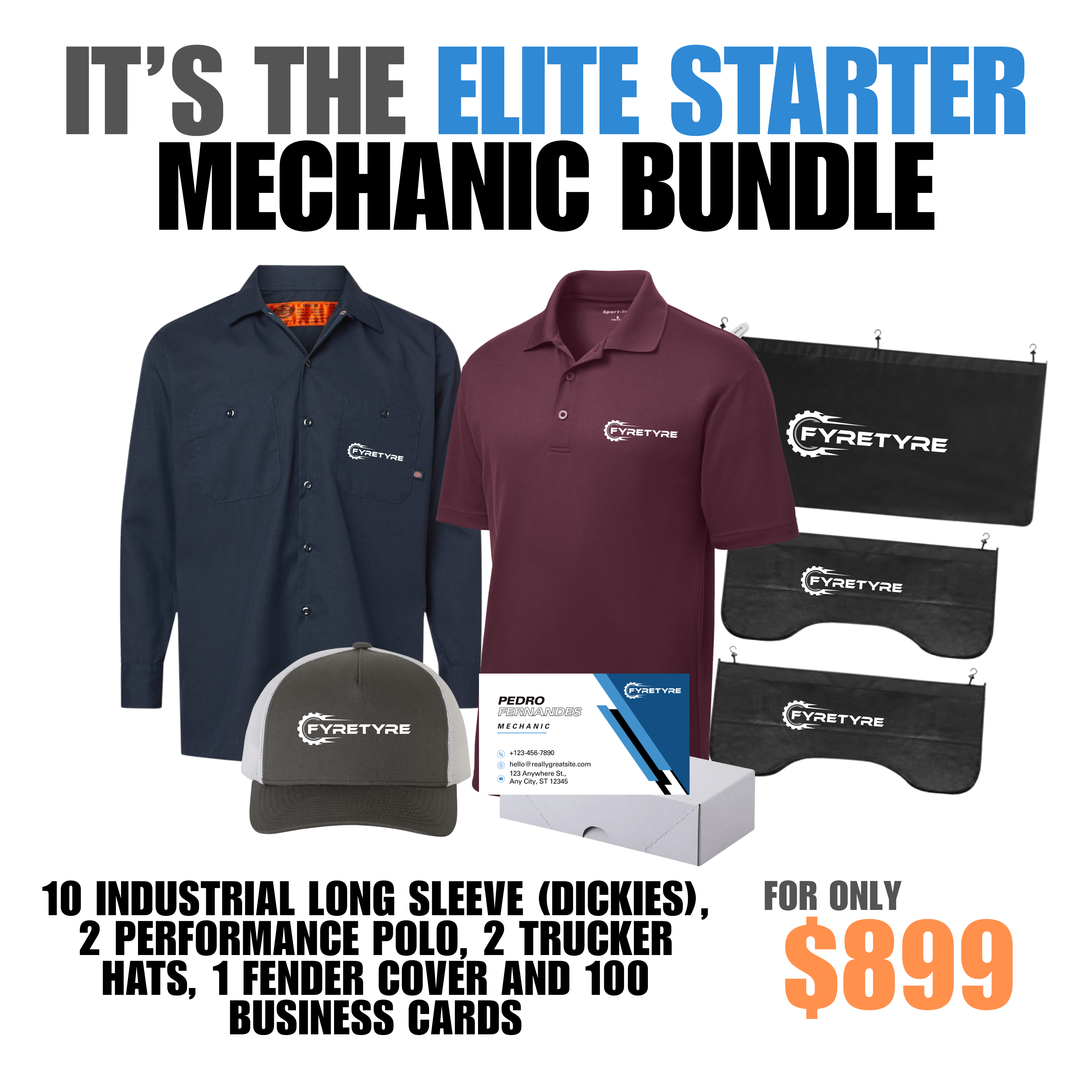 No Brainer Elite Starter Mechanic Bundle