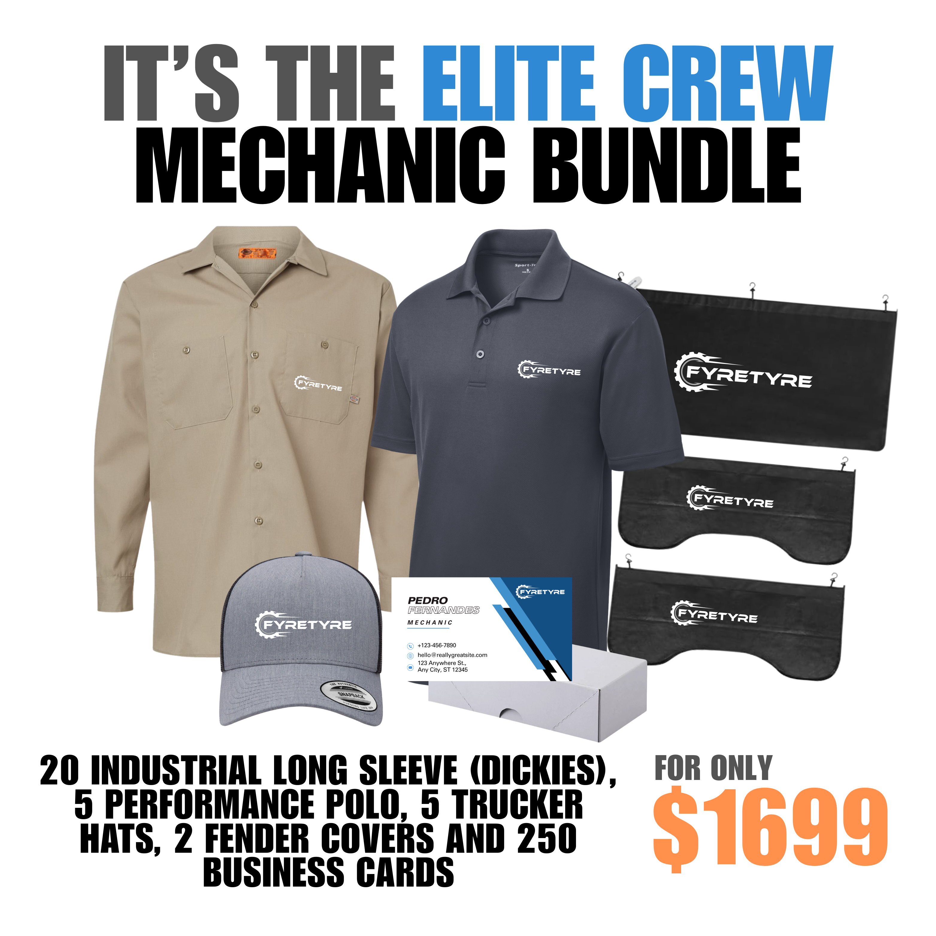 No Brainer Elite Crew Mechanic Bundle