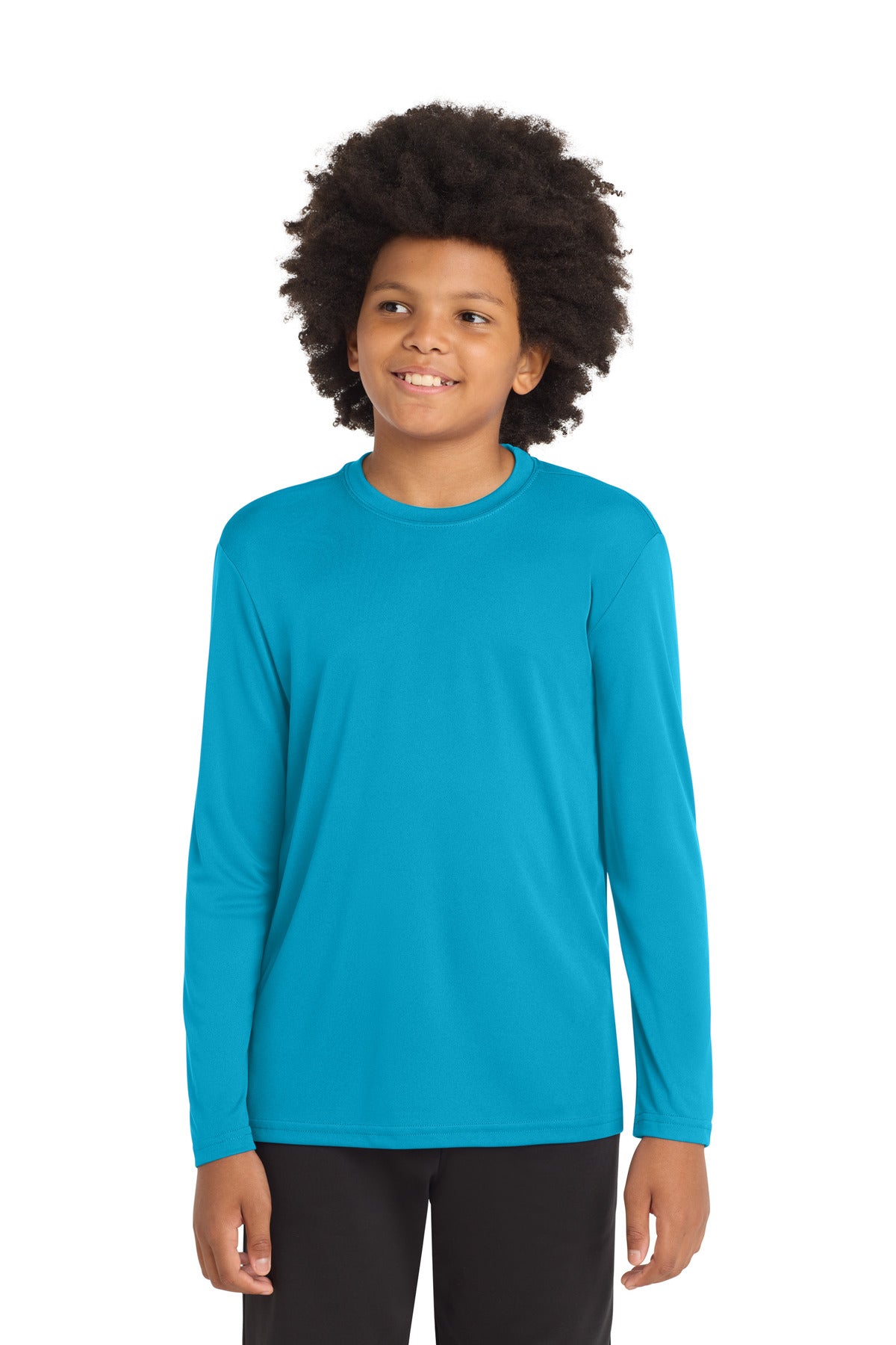 Sport-Tek ®  Youth Long Sleeve PosiCharge ®  Competitor™ T-Shirt. YST350LS