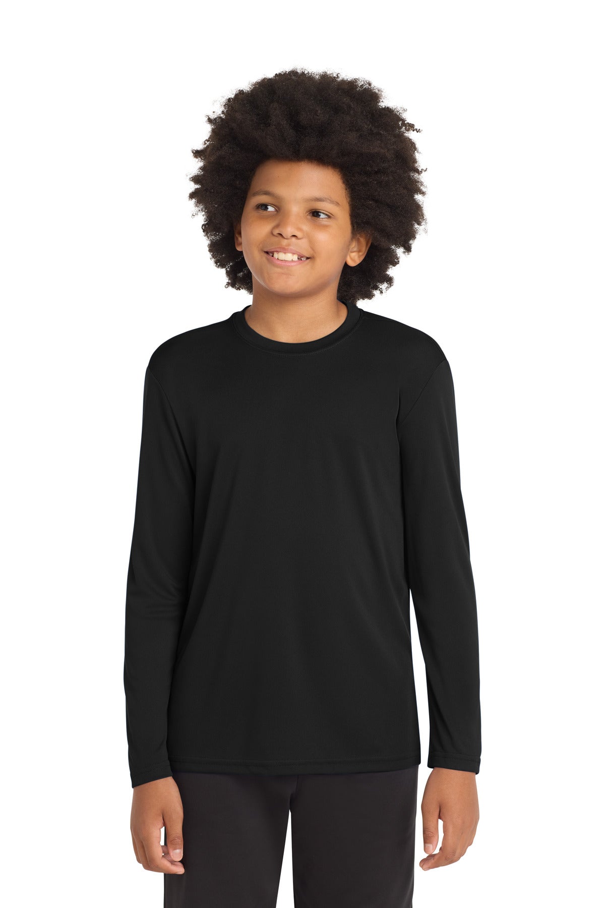 Sport-Tek ®  Youth Long Sleeve PosiCharge ®  Competitor™ T-Shirt. YST350LS