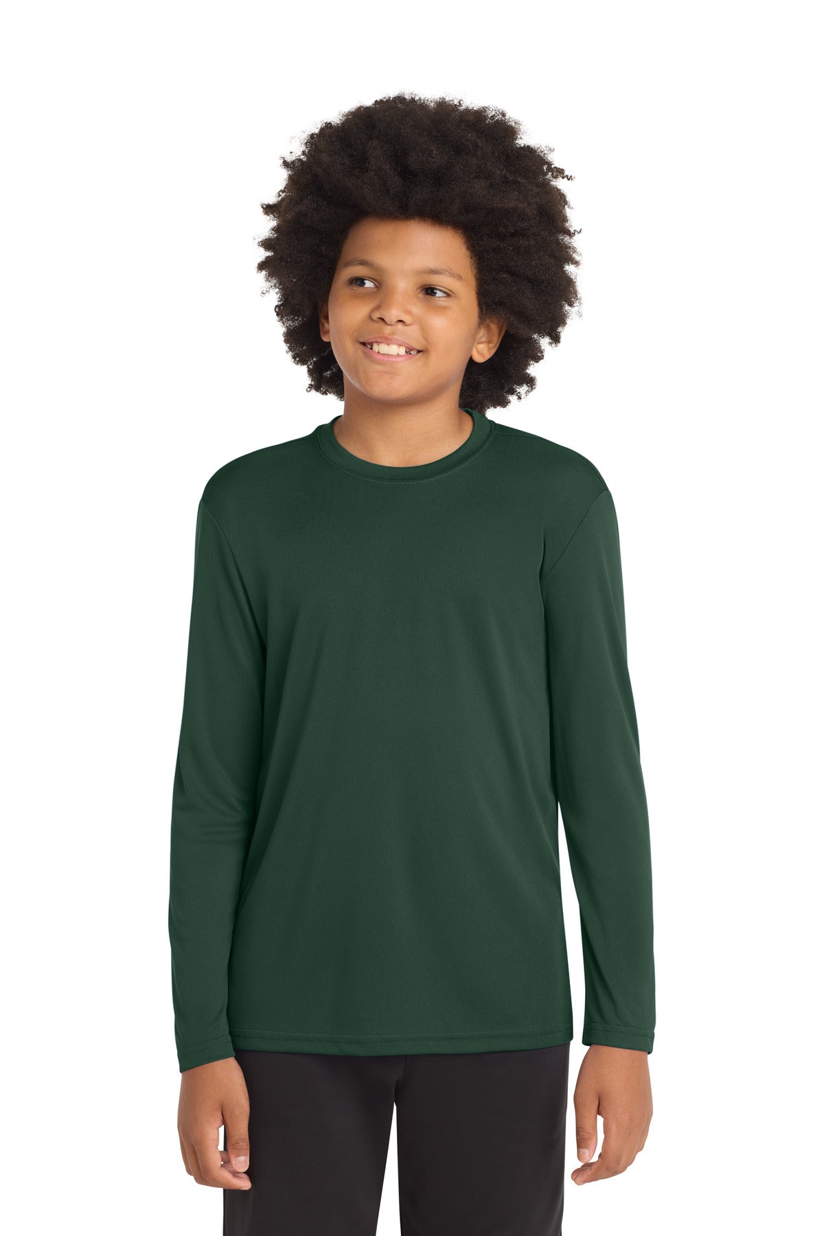 Sport-Tek ®  Youth Long Sleeve PosiCharge ®  Competitor™ T-Shirt. YST350LS