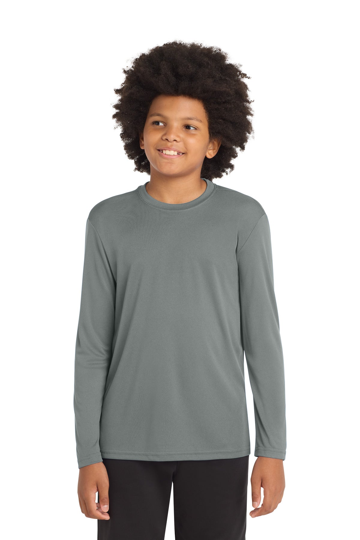 Sport-Tek ®  Youth Long Sleeve PosiCharge ®  Competitor™ T-Shirt. YST350LS