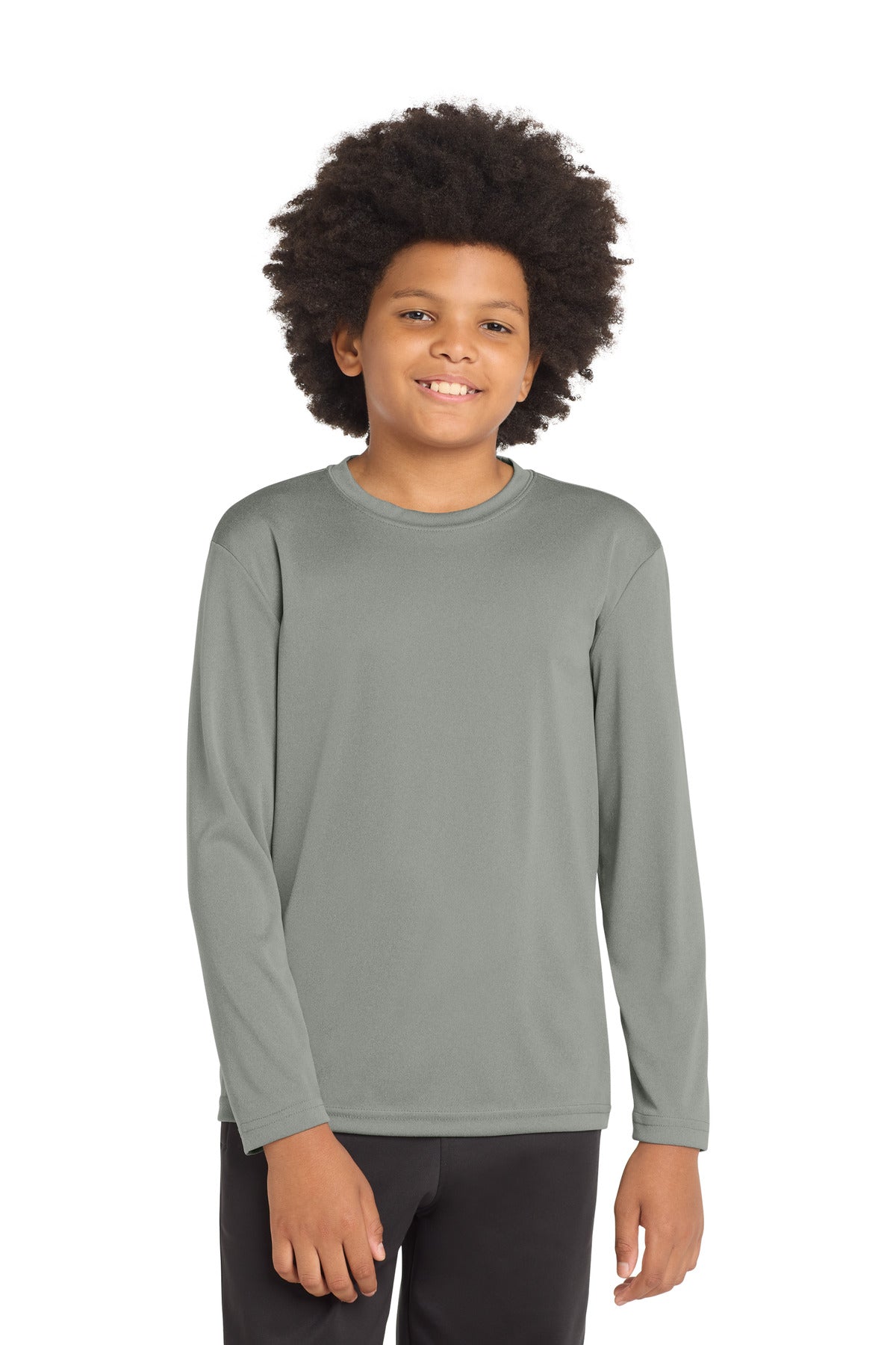 Sport-Tek ®  Youth Long Sleeve PosiCharge ®  Competitor™ T-Shirt. YST350LS