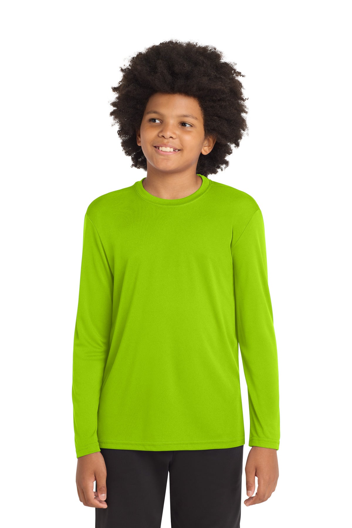 Sport-Tek ®  Youth Long Sleeve PosiCharge ®  Competitor™ T-Shirt. YST350LS