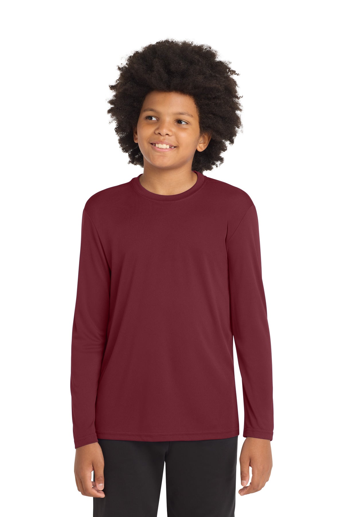 Sport-Tek ®  Youth Long Sleeve PosiCharge ®  Competitor™ T-Shirt. YST350LS