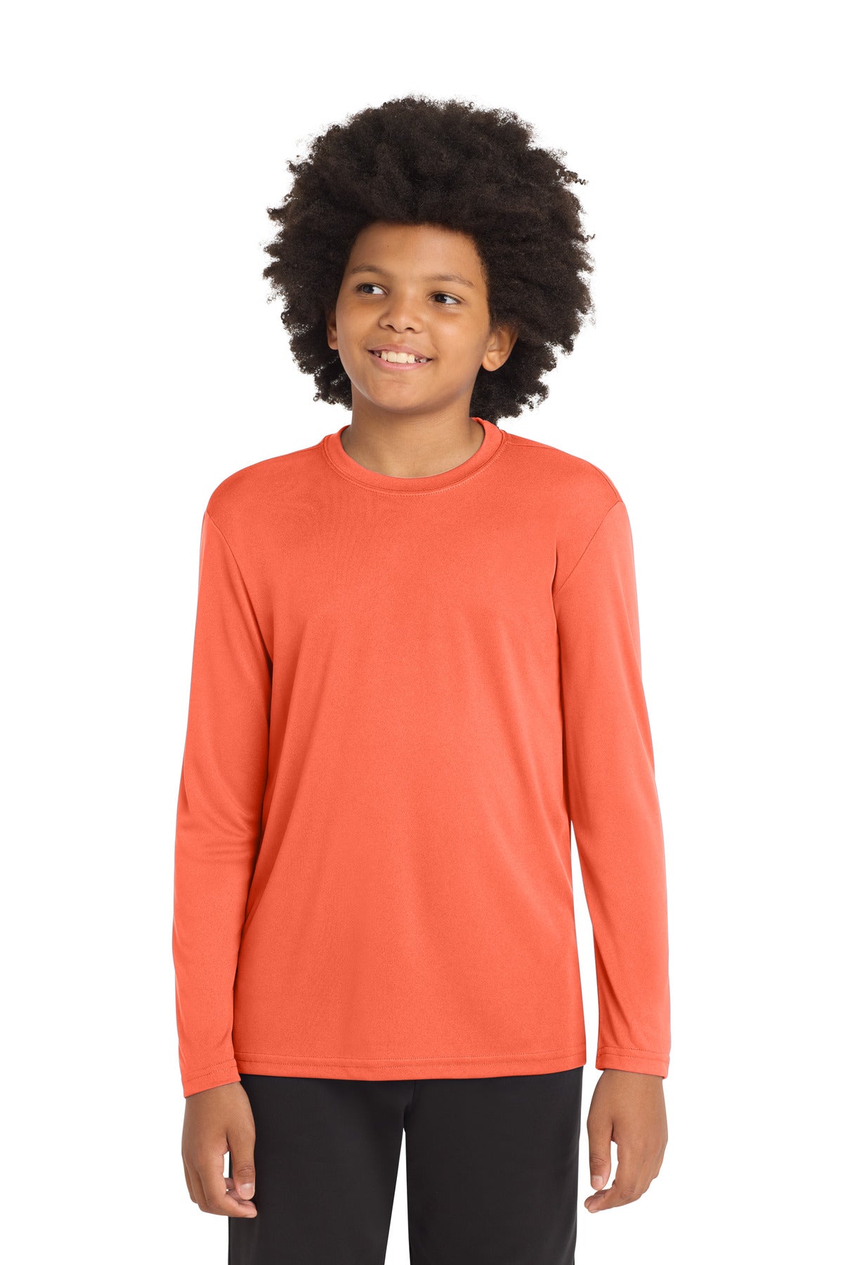 Sport-Tek ®  Youth Long Sleeve PosiCharge ®  Competitor™ T-Shirt. YST350LS