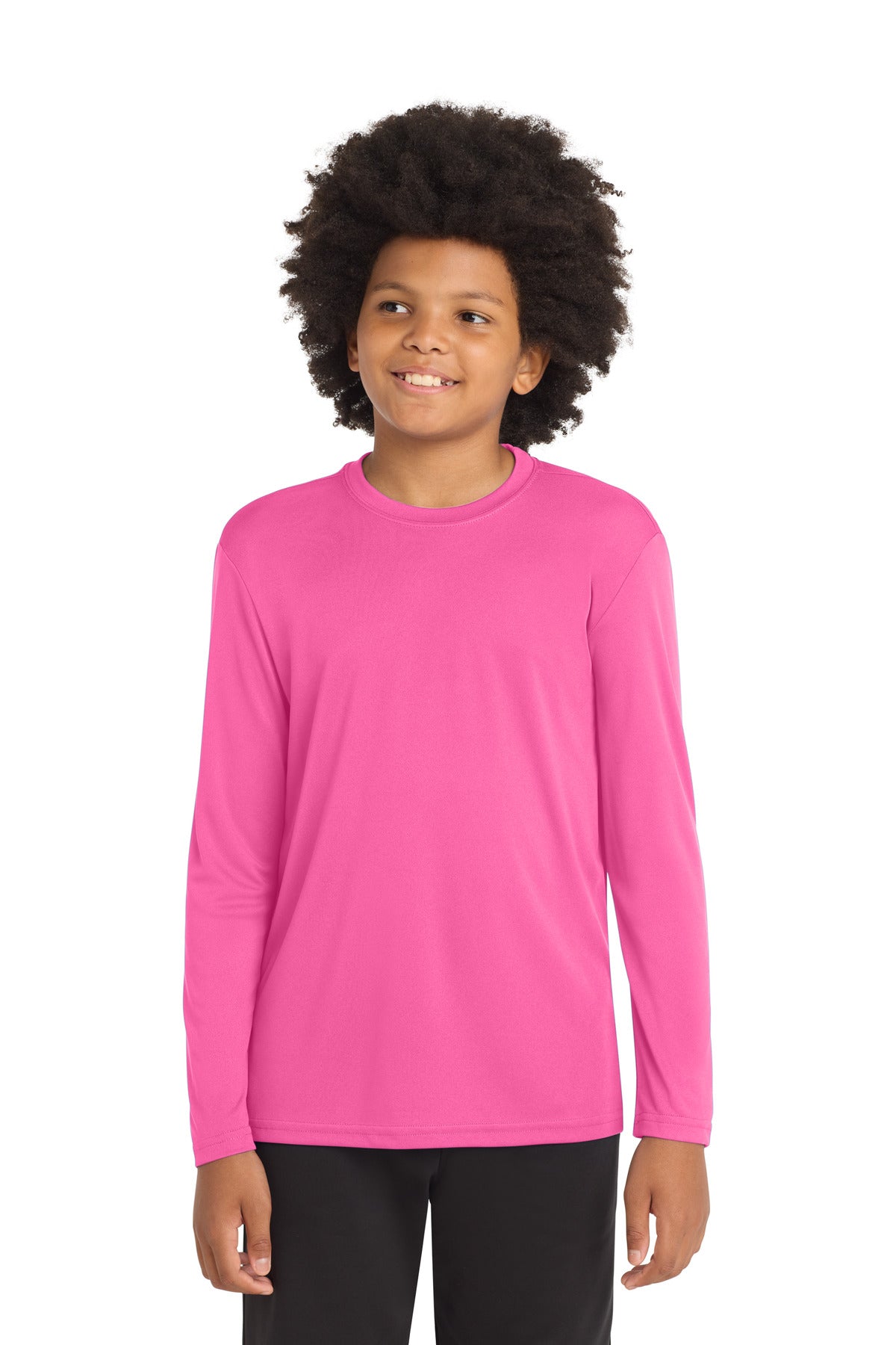 Sport-Tek ®  Youth Long Sleeve PosiCharge ®  Competitor™ T-Shirt. YST350LS