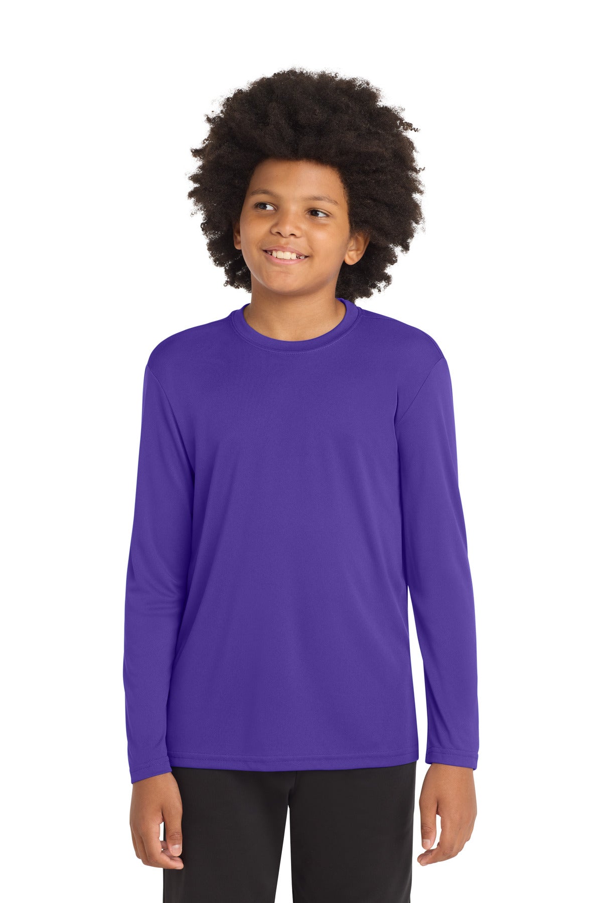 Sport-Tek ®  Youth Long Sleeve PosiCharge ®  Competitor™ T-Shirt. YST350LS