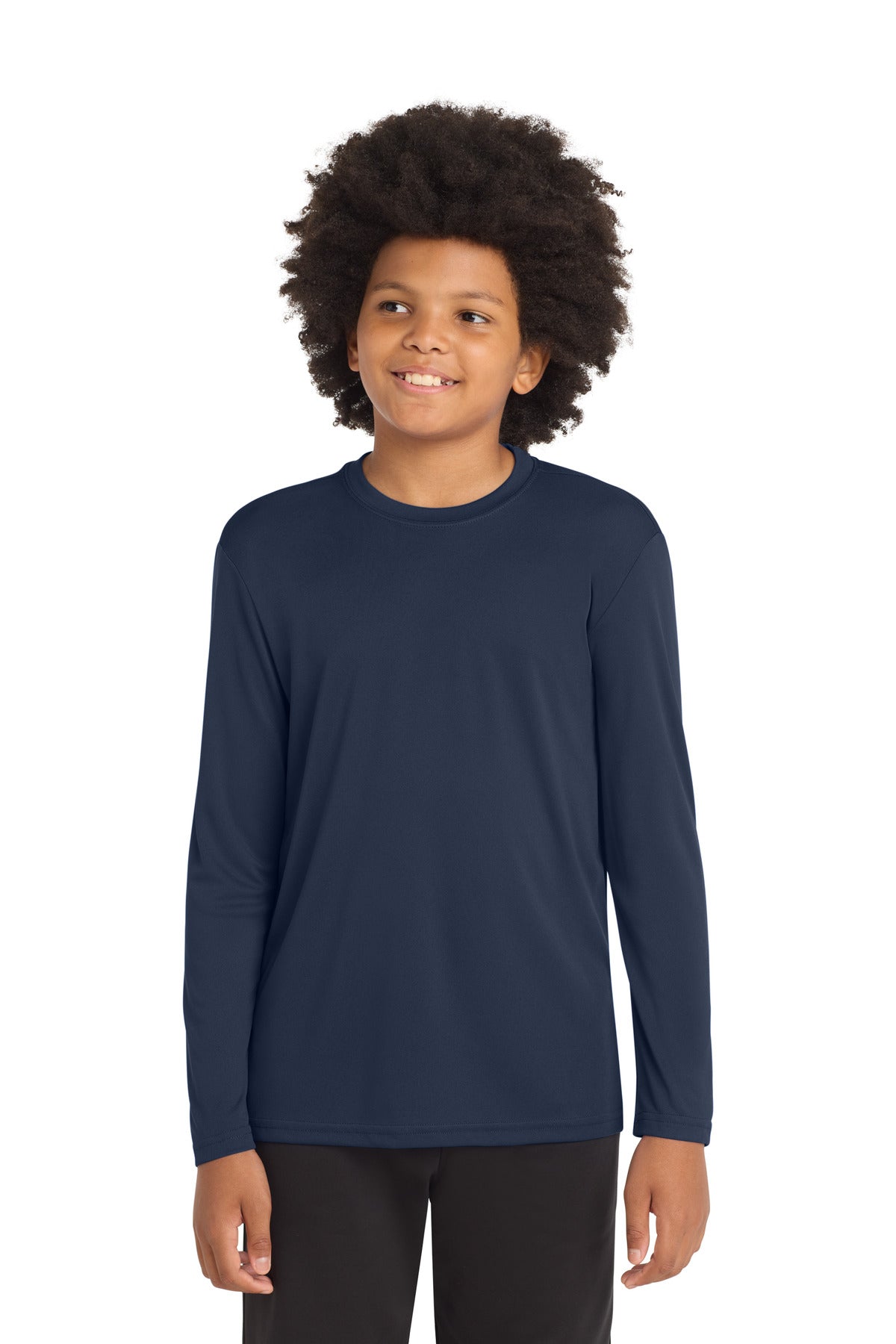 Sport-Tek ®  Youth Long Sleeve PosiCharge ®  Competitor™ T-Shirt. YST350LS