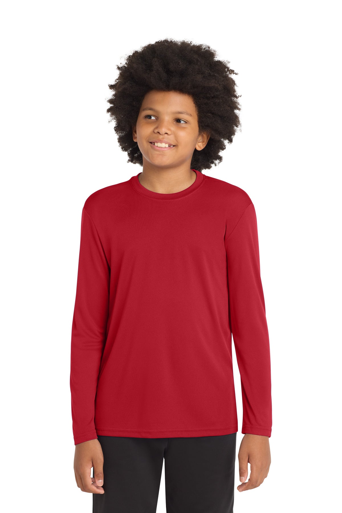 Sport-Tek ®  Youth Long Sleeve PosiCharge ®  Competitor™ T-Shirt. YST350LS