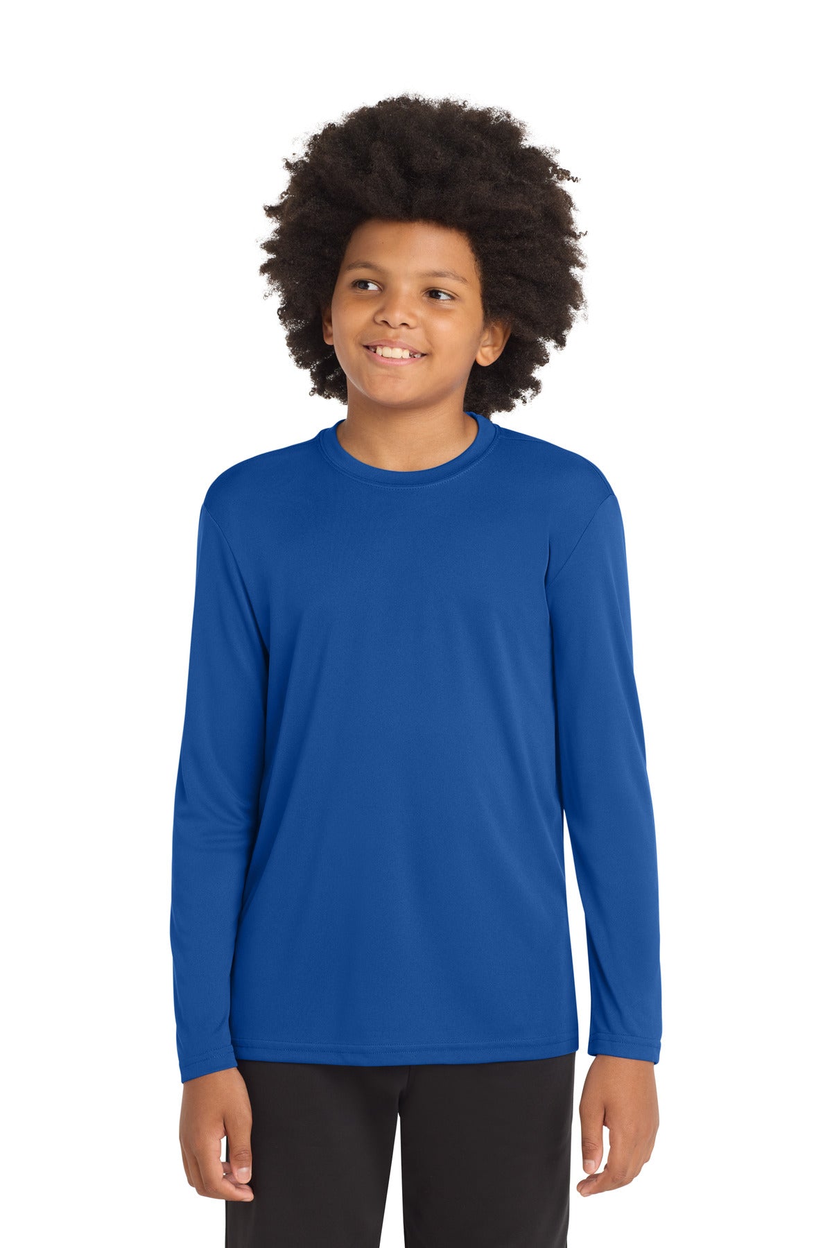 Sport-Tek ®  Youth Long Sleeve PosiCharge ®  Competitor™ T-Shirt. YST350LS