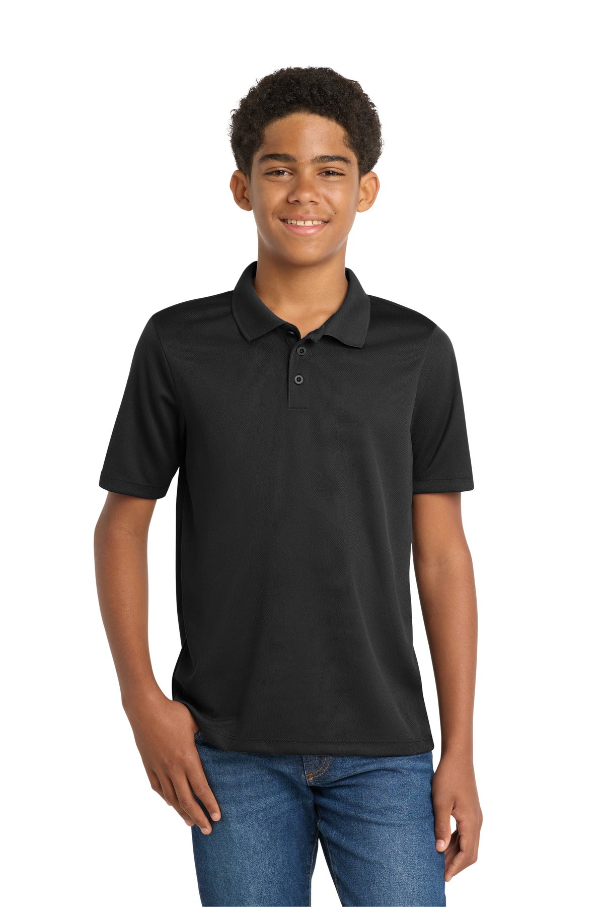 Sport-Tek ®  Youth PosiCharge ®  RacerMesh ®  Polo YST640