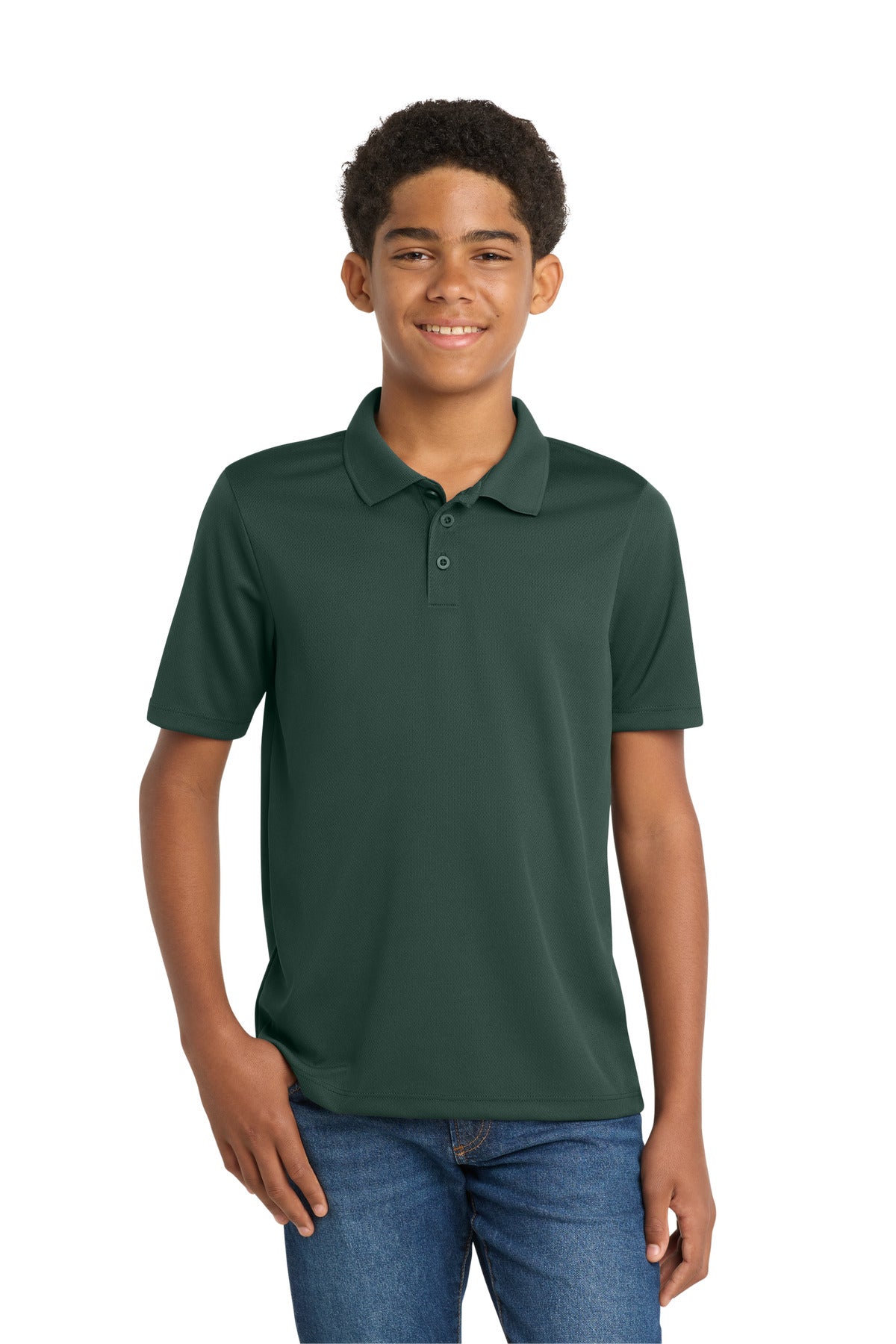 Sport-Tek ®  Youth PosiCharge ®  RacerMesh ®  Polo YST640