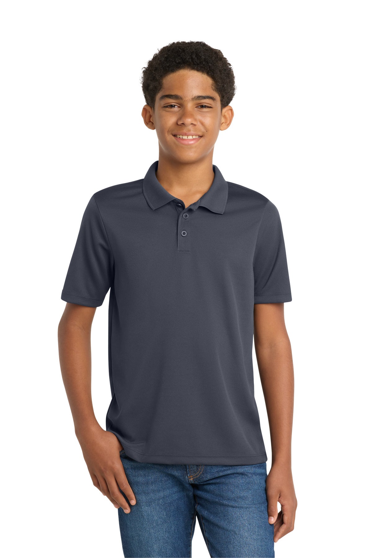 Sport-Tek ®  Youth PosiCharge ®  RacerMesh ®  Polo YST640