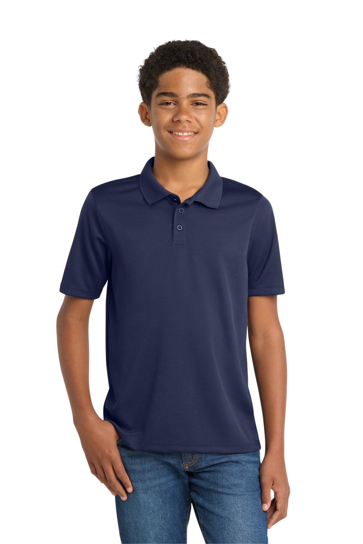 Sport-Tek ®  Youth PosiCharge ®  RacerMesh ®  Polo YST640