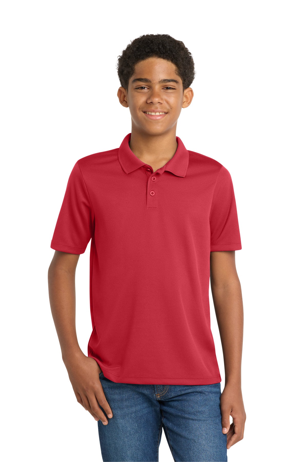 Sport-Tek ®  Youth PosiCharge ®  RacerMesh ®  Polo YST640