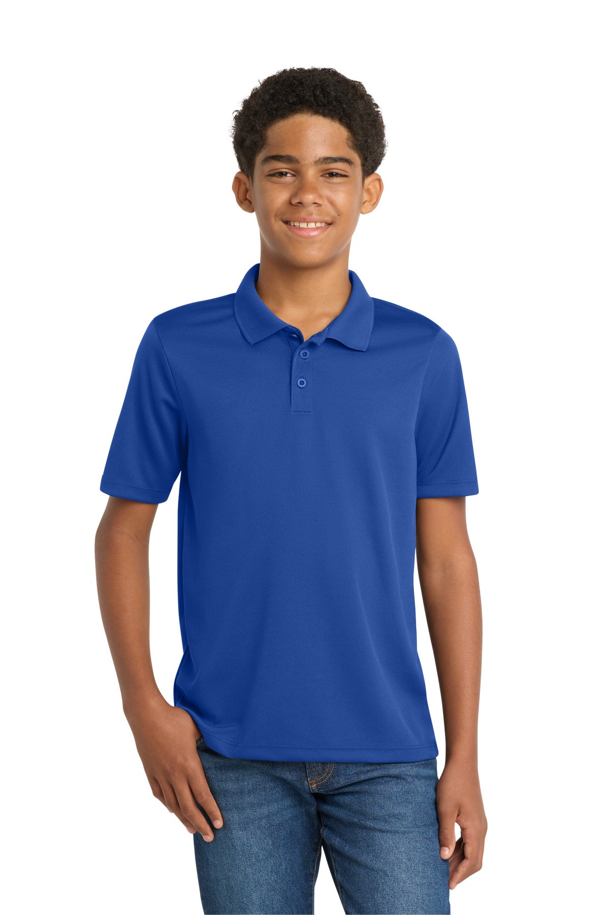 Sport-Tek ®  Youth PosiCharge ®  RacerMesh ®  Polo YST640