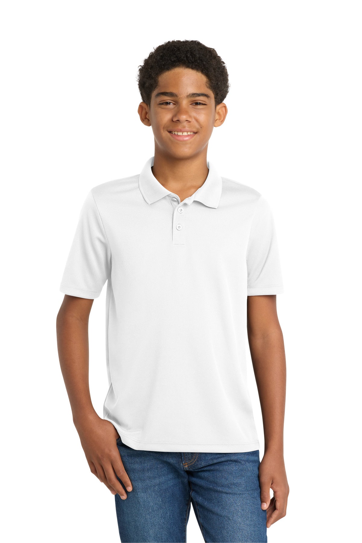 Sport-Tek ®  Youth PosiCharge ®  RacerMesh ®  Polo YST640