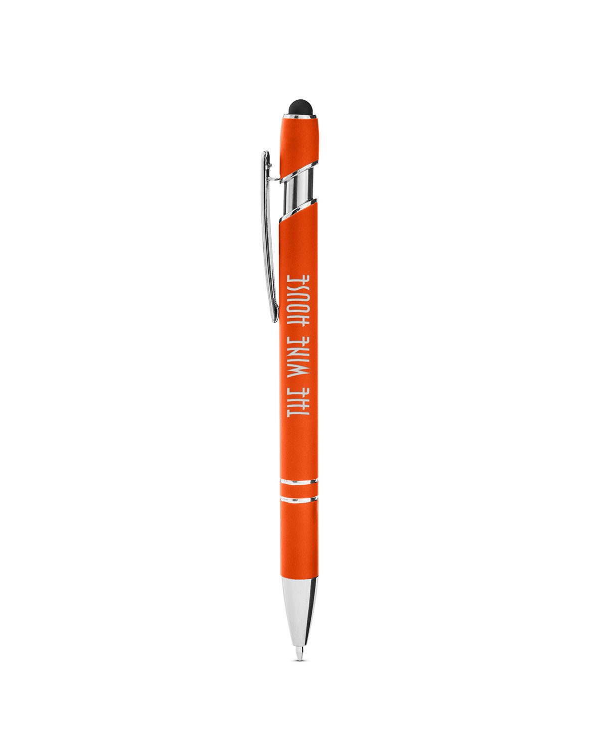 Rubberized Aluminum Click Stylus Pen